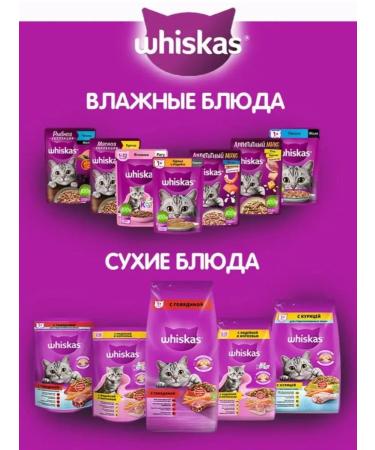WHISKAS Dry food for sterilized cats of beef pillows1.3kg - Buy Online on GoSupps.com