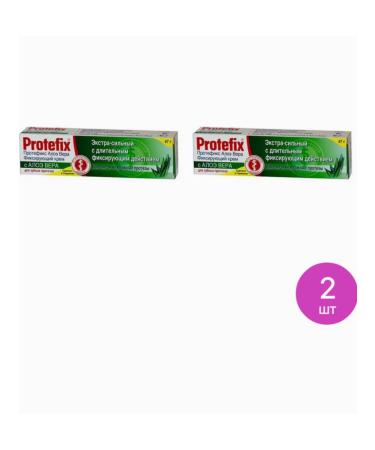 Protefix Cream for fixing dentures of aloe vera 40ml 2 pcs