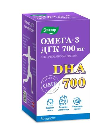 Evalar Omega-3 dgk 60 pcs - Buy Online on GoSupps.com