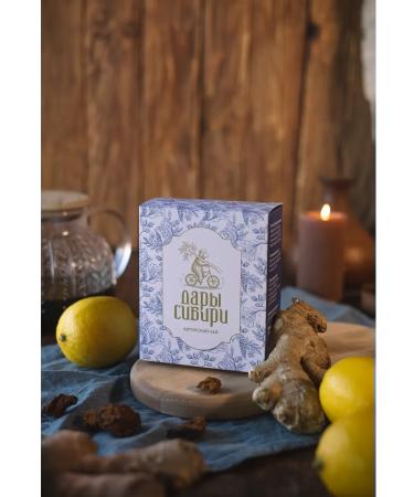 Gifts of Siberia Chaga-tea "Strength of Legends" with lemon and ginger - Buy Online on GoSupps.com