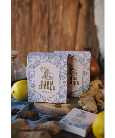 Gifts of Siberia Chaga-tea "Strength of Legends" with lemon and ginger - Buy Online on GoSupps.com