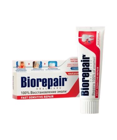 Biorepair Toothpaste Biovo -Revoist Fast Sensitive Repair 75 ml - Buy Online on GoSupps.com