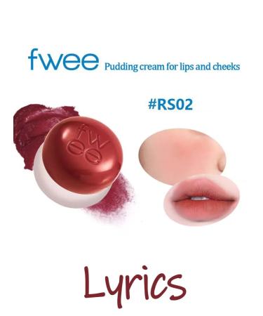 FWEE blush lips and cheeks powder lipstick RS02#lyrics
