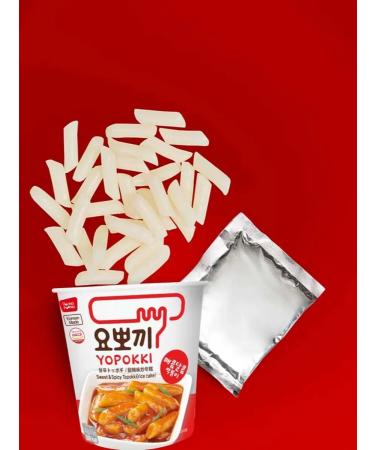 Yopokki Topokki Rice sticks of tokopecks Assorted 4 pcs - Buy Online on GoSupps.com