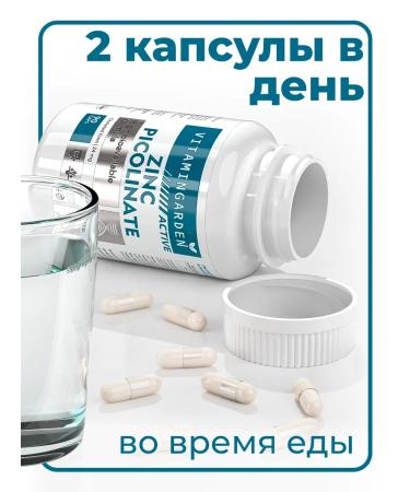 Vitamin Garden LE Zinc picoline vitamins 24 mg 90 capsules - Buy Online on GoSupps.com