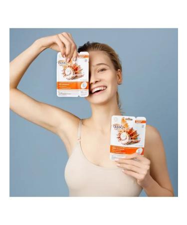 Dizao Face and neck mask with collagen and hyaluron 10 pcs+cream - Buy Online on GoSupps.com