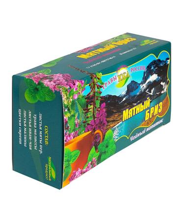 Gifts of Adygea Herbs of Southern Russia Herbal collection Tea Seductive mint breeze 20x1.5gr - Buy Online on GoSupps.com