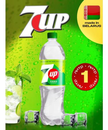 7up Drink "7-up" "Seven AP" Zero 1 pc. 1 l
