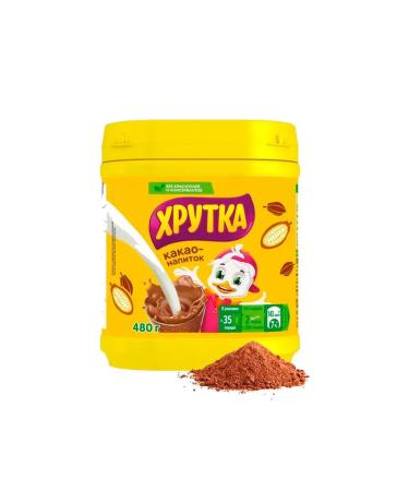 Khrutka Cocoa-drunk cocoa in a bank 2UP 480 g - Buy Online on GoSupps.com