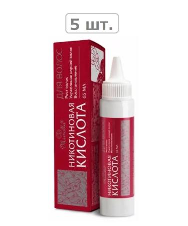 Mirrolla nicotinic acid for hair 65ml - 5 pcs