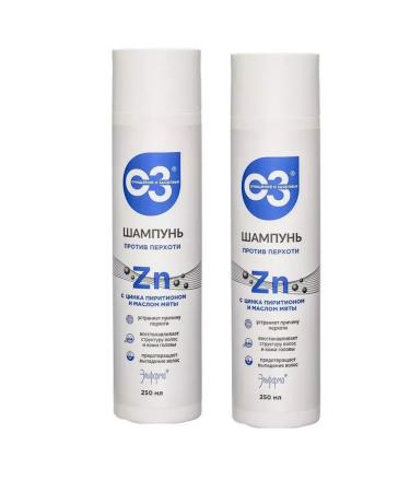 ELFARMA Cleaning and health shampoo against dandruff from zinc - 2 pcs