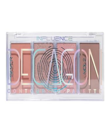 Influence Beauty Silver Decagon face contouring palette - Buy Online on GoSupps.com