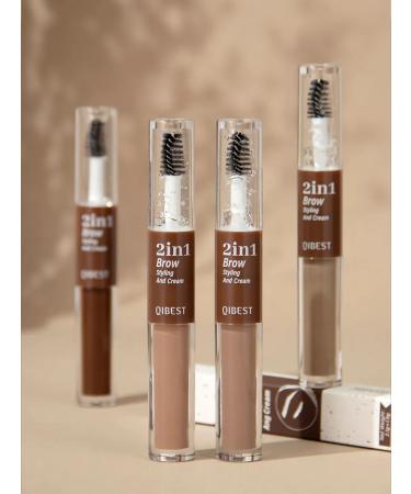 QIBEST Mascara and eyebrow gel 2v1 - Buy Online on GoSupps.com