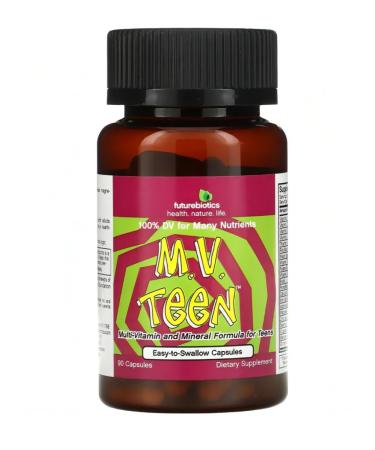 FutureBiotics Multivitamins for teenagers M.V. Teen 90 capsules
