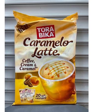ToraBika Caramelo Latte * 20 Sasha coffee drink - Buy Online on GoSupps.com