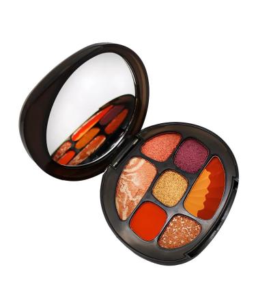 Miss Lara Caramel Eye Shadows with a mirror