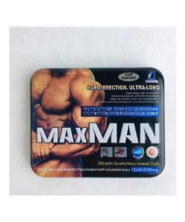 Maxman Maxman Maxman drug to increase potency 12 pcs - Buy Online on GoSupps.com