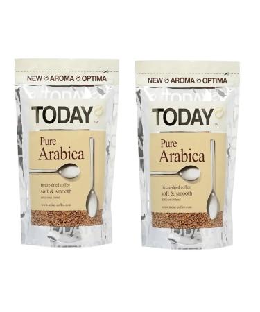 Today Pure Arabica coffee soluble sublimated 150 g 2 units