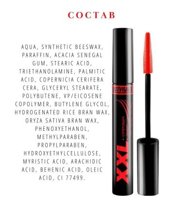 Belarusian cosmetics Mascara Black XXL Superobra - Buy Online on GoSupps.com