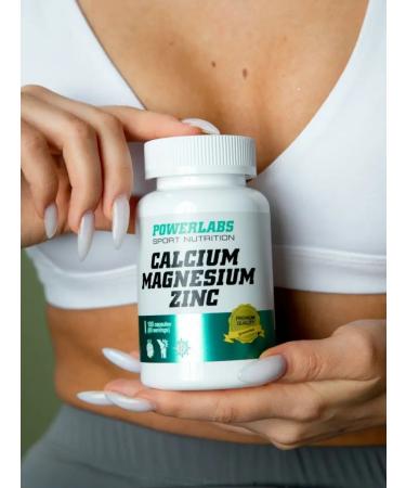 POWERLABS Calcium magnesium zinc. Vitamins and dietary supplements - Buy Online on GoSupps.com
