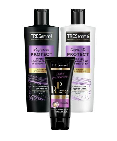 TRESemme Repair & Protect Shampoo+air conditioning+mask 400+400+200ml