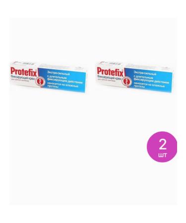 Protefix Cream for fixing dentures of extraglast 20ml 20 ml 2 pcs