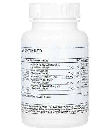 Thorne Vitamins 60 Capsules Complex - Buy Online on GoSupps.com
