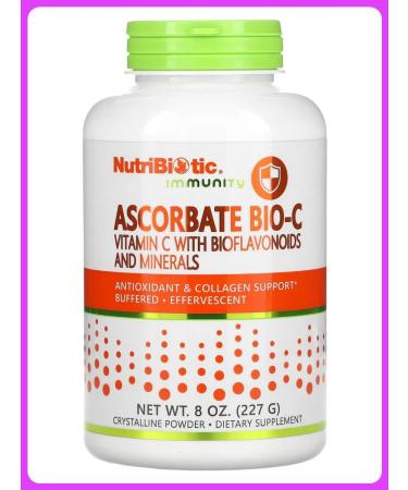 NutriBiotic Vitamin C with bioflavonoids and minerals 227 g