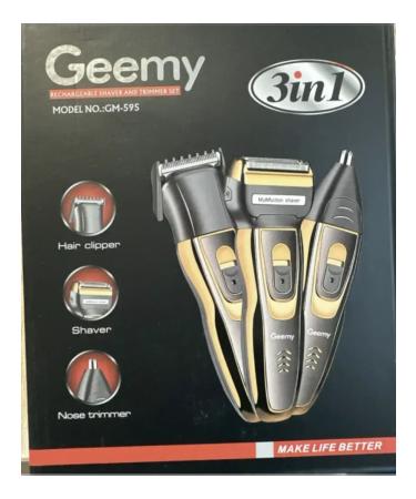 Geemy Multifunctional trimmer 3B1 for care - Buy Online on GoSupps.com