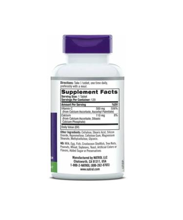 Natrol Easy-C Vitamin C 500 mg 120 tablets - Buy Online on GoSupps.com