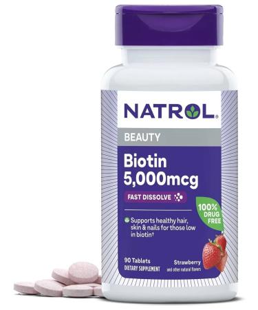 Natrol Biotin 5000 g 90 tablets are fast