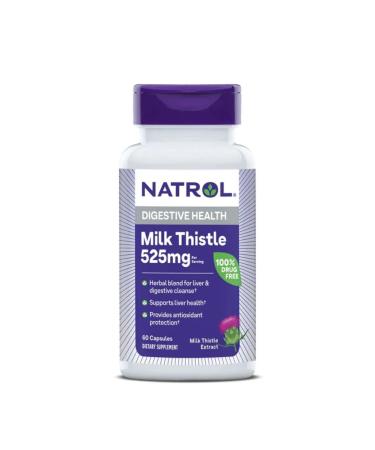 NATROL Vitamins for the liver milk thistle Silimarin