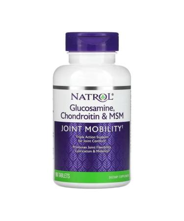 NATROL Glucosamine chondroitin and methyl sulfonylmetatan 90 tablets - Buy Online on GoSupps.com