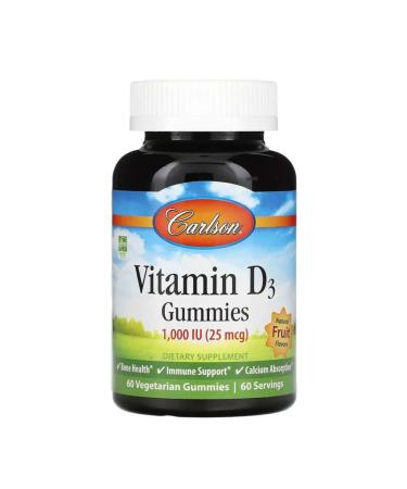 Carlson Vitamin D3 1000 IU 60 marm. Honfet
