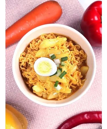 Yopokki Topokki Rice sticks with noodles of ramps (Rapokki) Mac Cheese - Buy Online on GoSupps.com