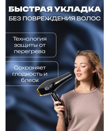 Airglop Hair hair dryer Powerful with nozzles - Buy Online on GoSupps.com