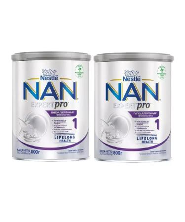 NAN 1 OPTIPRO ON A hypoallergenic mixture of dry d children with rye 800-2pcs