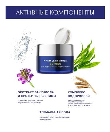 Terra Thermalia Facial cream detox 50 grams - Buy Online on GoSupps.com