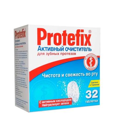 Protefix tablets for cleansing dentures 32pcs