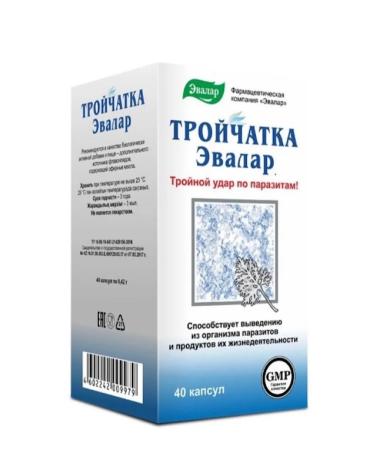 Evalar Trekhotka 40 capsules