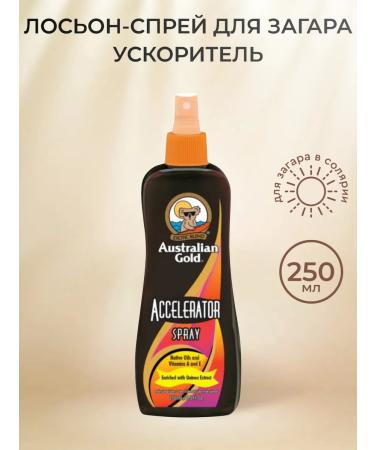 Australian Gold Accelerator Spray Zagar cream in solarium 250ml
