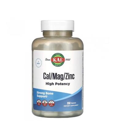 KAL Calcium Magnesium Zinc 250 Tab