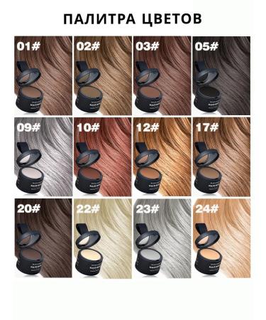 SIEAI Powder for painting hair and eyebrows masking gray hair - Buy Online on GoSupps.com