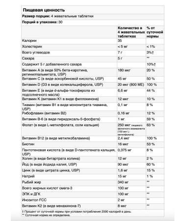 Smarty Pants Multivitamins for children with omega 3 120 marmalade - Buy Online on GoSupps.com