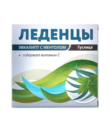 Guslitsa Lollows for the throat with Vit. With the taste of eucalyptus with menthol- 3UP - Buy Online on GoSupps.com