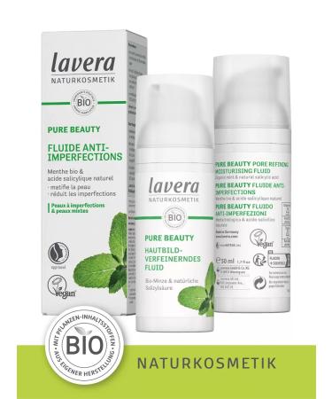 Lavera Natural moisturizing fluid for narrowing pores 50ml - Buy Online on GoSupps.com