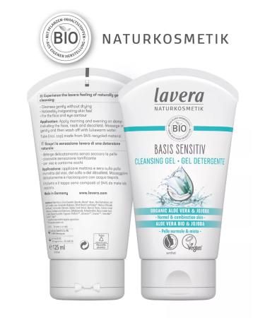Lavera Natural washing gel Basis Sensitiv 125ml - Buy Online on GoSupps.com