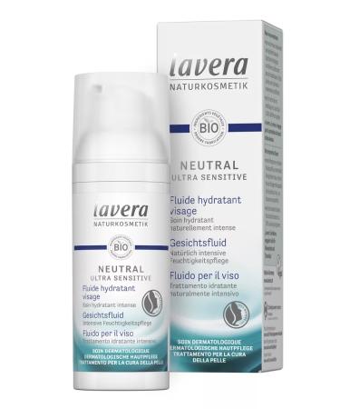 Lavera Natural fluid for the face for sensitive skin 50ml - Buy Online on GoSupps.com