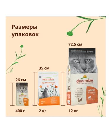 Almo Nature Adult cat food with chicken adult Fresh CHICKEN 2 kg - Buy Online on GoSupps.com
