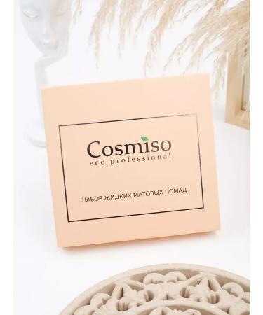 Cosmiso A set of liquid matte lipsticks for lips 6 pcs - Buy Online on GoSupps.com
